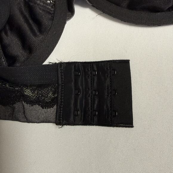 Bali Lace Desire Underwire Bra Women's 36D Charcoal Style 6543 - Picture 4 of 8